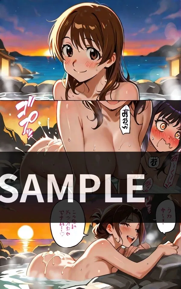 混浴温泉で 女友達が大暴走 みんなの前でエッチな コトしちゃった。 サンプル画像 5