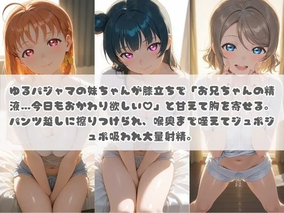 お兄ちゃんの精液が美味しすぎて毎日おかわり要求してくる妹ちゃん ラ〇ライブ！ サンプル画像 2