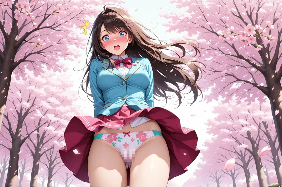 PANTY SHOT  春風の悪戯（はーと） サンプル画像 9