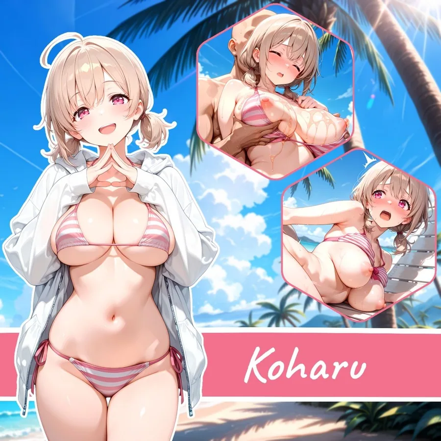 ビキニギャルとハメまくる！ サンプル画像 1