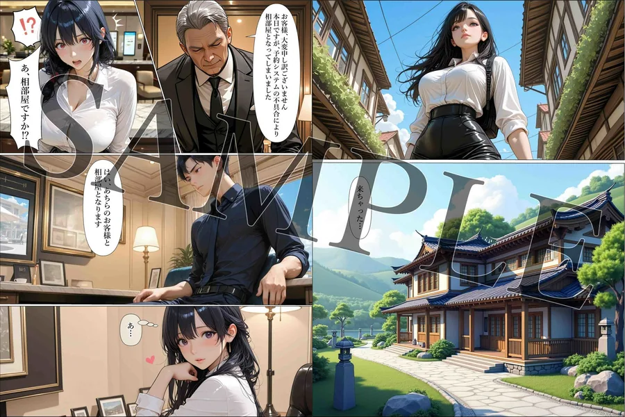 旅行先の予約トラブルで相部屋になった男の子にお仕置きしちゃった話 サンプル画像 1