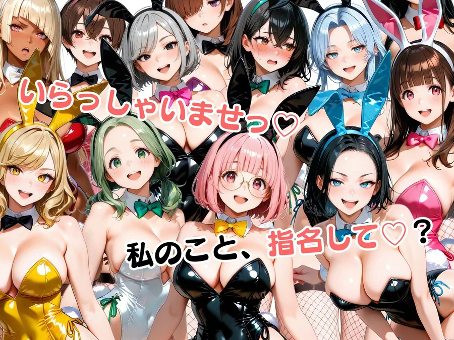 お店で即ヤレる12人の爆乳バニーガール サンプル画像 10