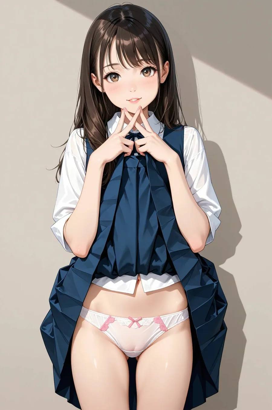 PANTY FETISH 自ら捲ってパンティ全部見せ（はーと） サンプル画像 2