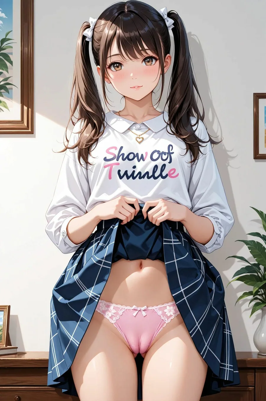 PANTY FETISH 自ら捲ってパンティ全部見せ（はーと） サンプル画像 6