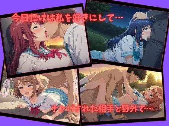 【500P】【寝取られ日誌】彼氏と喧嘩したその後に…女子校生ver サンプル画像 3