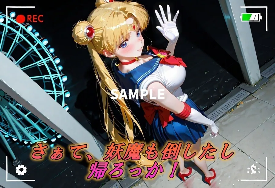 凌●×緊縛  美少女戦士イークームーン サンプル画像 1