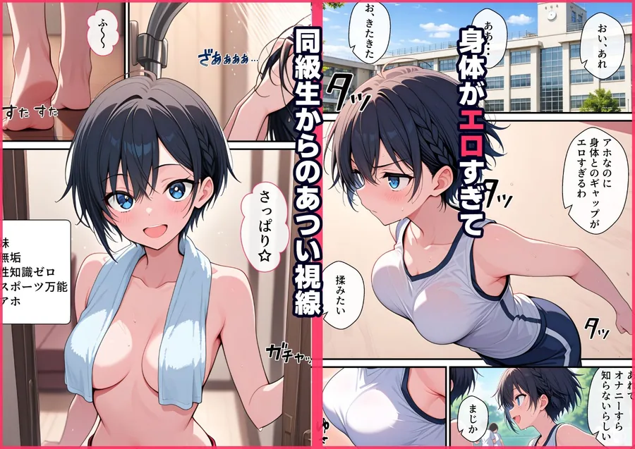 ボーイッシュ無知っ子の快楽堕ち サンプル画像 1