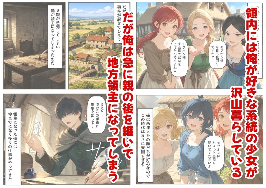 中世領主に転生した俺は、【初夜権】で処女を抱きまくる サンプル画像 2