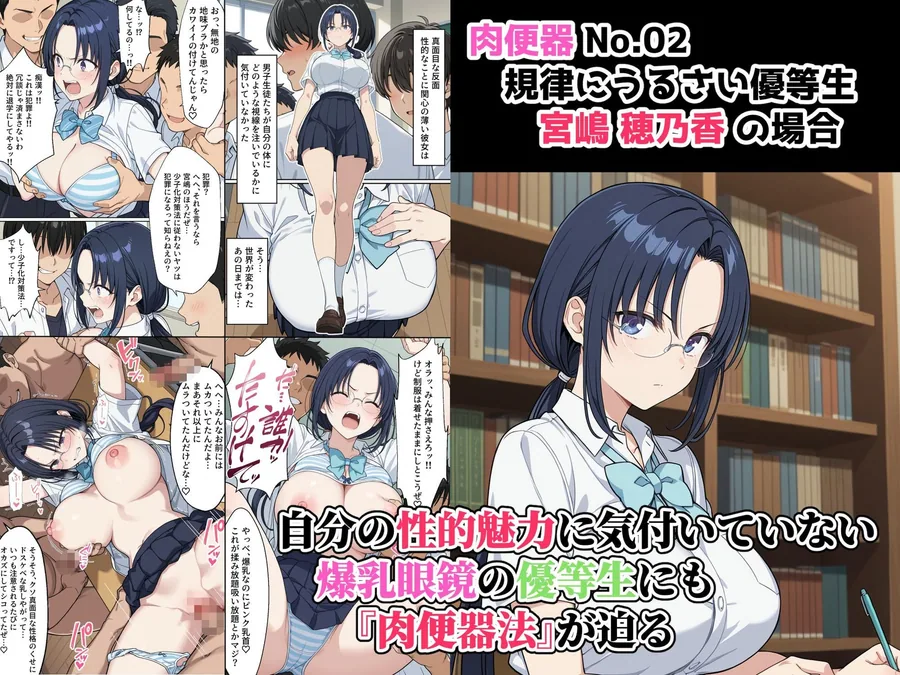 肉便器法の成立した世界で〜校内の好きな美少女を選んで肉便器にできる世界〜 サンプル画像 4