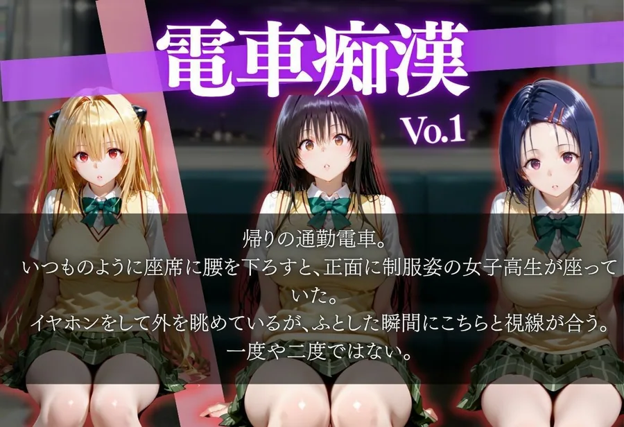 終電後の痴●車両 サンプル画像 1