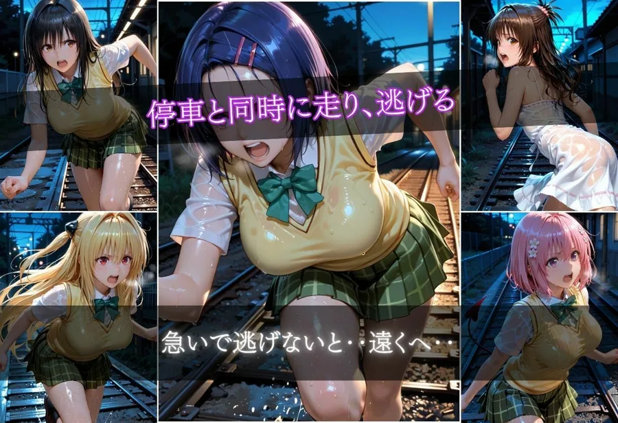 終電後の痴●車両 サンプル画像 9