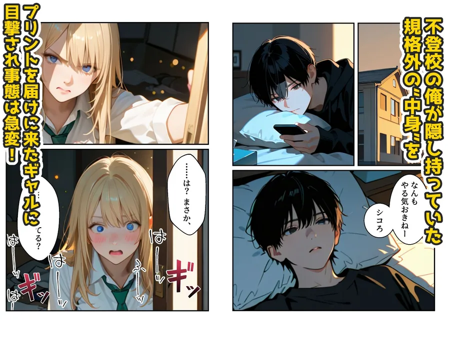 クラスの女子専用 ‘公共ディルド’になった俺。〜順番待ちの行列ができるひきこもり部屋〜 サンプル画像 1