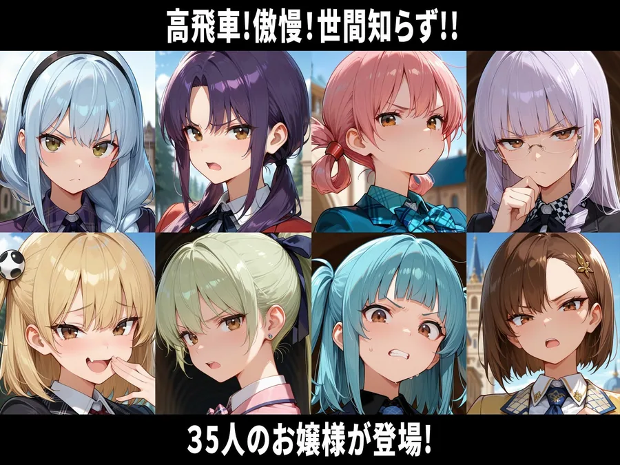 爆乳お嬢様はその男と会話してはいけない 即堕ち2コマ サンプル画像 3