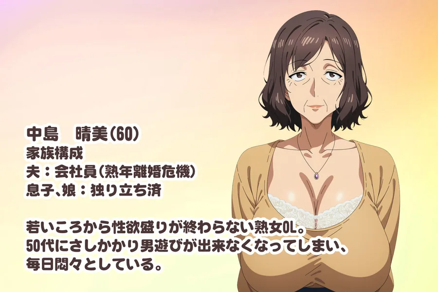 定年間近のババアOLが性欲を抑えきれず深夜のオフィスで男漁りしたら… サンプル画像 4