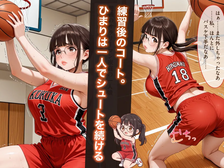地味なバスケっ子が、嫌がりながら縄堕ちする話   〜キモコーチにトロトロ調教〜 サンプル画像 2