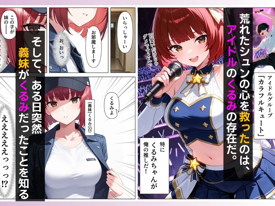 推しのアイドルは義妹？？理性崩壊の禁断背徳セックス サンプル画像 1