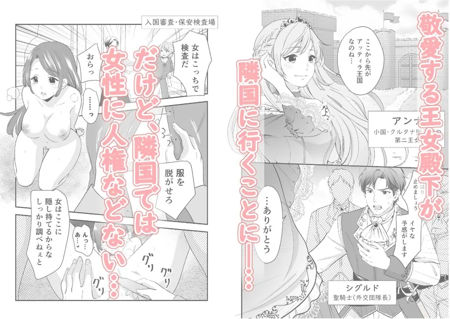 人権がなくなった王女殿下  〜入国審査編〜 サンプル画像 1