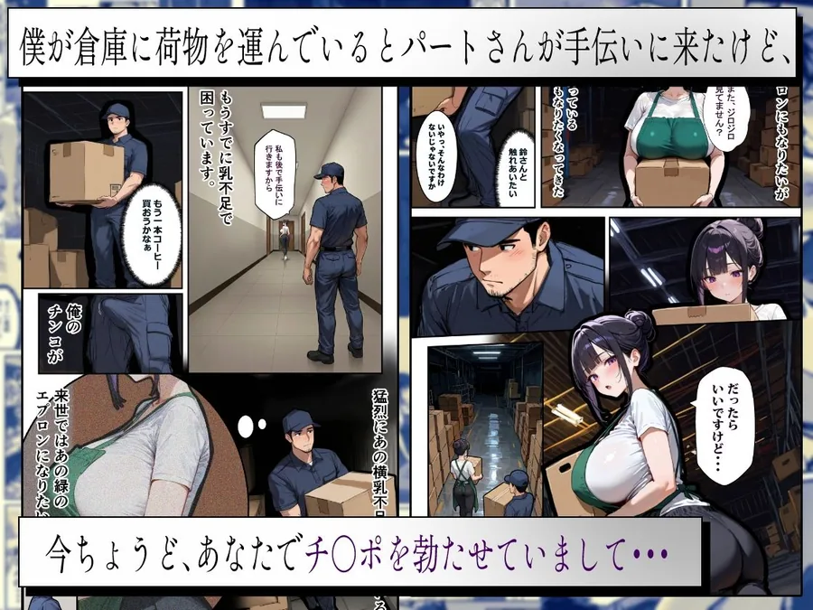 バ先のパートの主婦（28）が裸エプロンで誘惑して来たのでお返しに最大火力でマ〇コをグリグリした結果・・・ サンプル画像 3