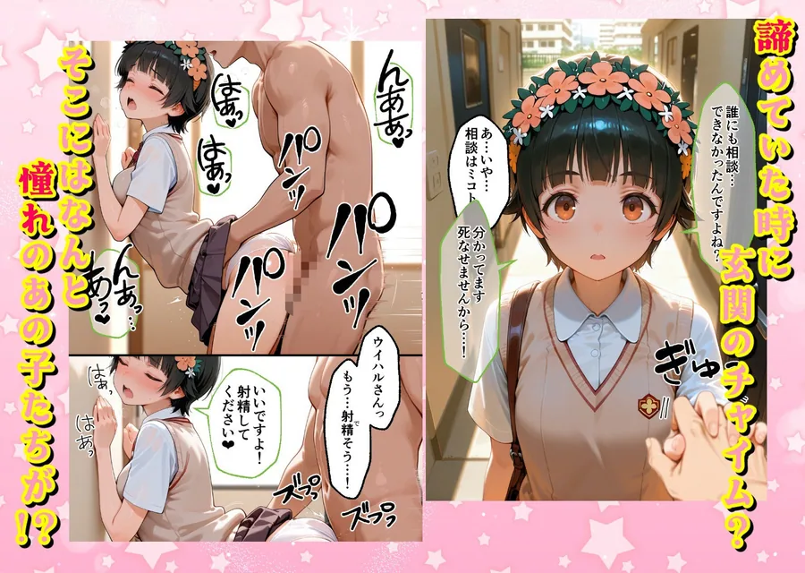 ヌプヌプしないと〇ぬ病気になりハメまくり救済（はーと）ハーレム性活 僕の部屋がヤリ部屋化…！？ 能力者編 サンプル画像 2