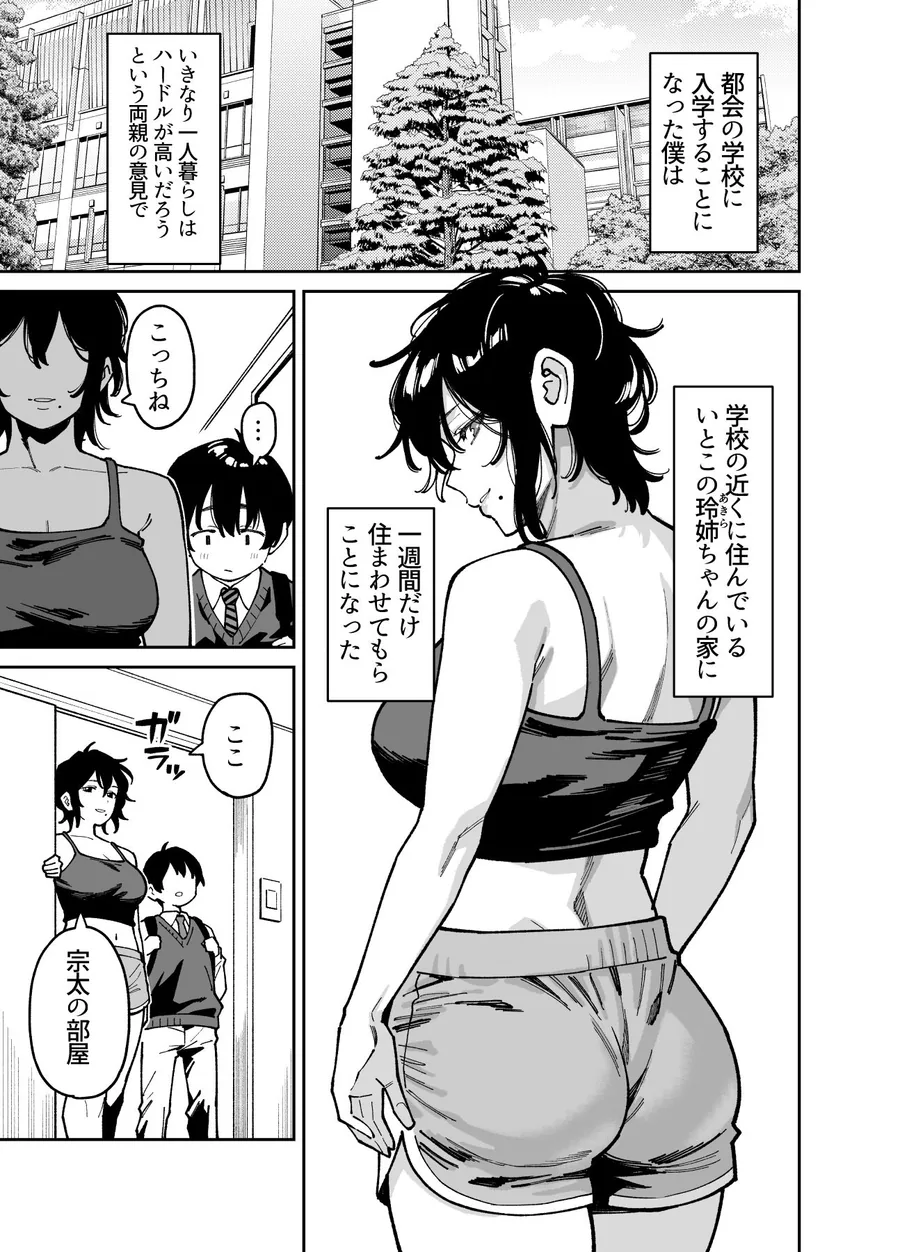 いとこの姉ちゃんのおっぱいもんだらえっちすることになった話。 サンプル画像 3