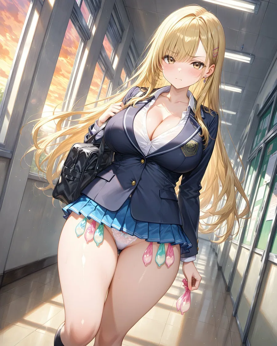 超ミニスカ学園 番外編〜パンツ丸見えJKのパンチラ観察したり、見抜きしたり、射精のお手伝いしてもらうイラスト集〜 サンプル画像 10