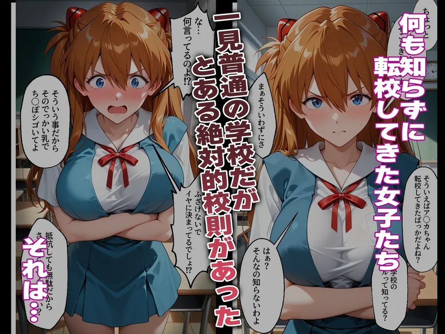 強●性処理学校 私たちこのクラスのオナホです ア●カ＆綾●＆マ●編 サンプル画像 1