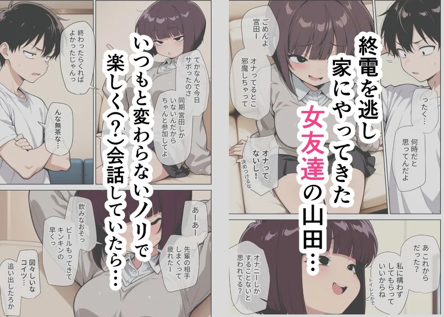 女友達とのHが一番興奮する説 サンプル画像 2