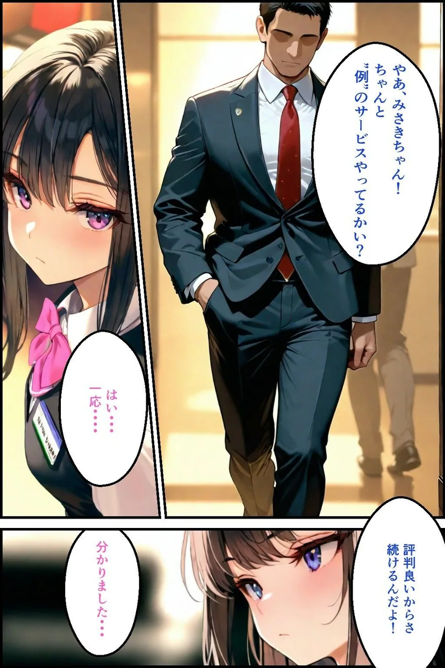 無気力受付嬢の’えっちな特別セックスサービス’ サンプル画像 5