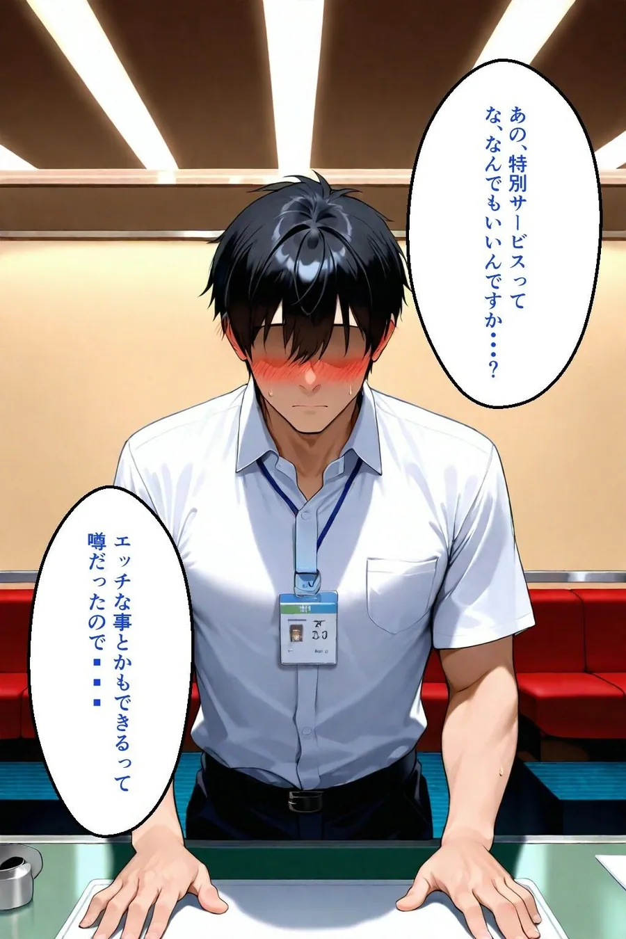 無気力受付嬢の’えっちな特別セックスサービス’ サンプル画像 7