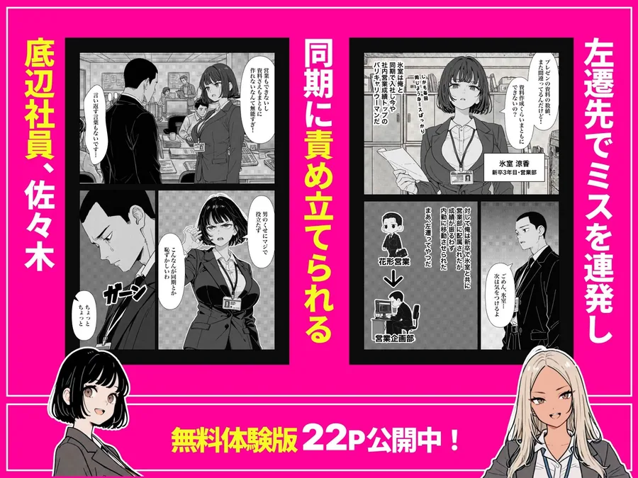 ◯◯しないと出れない部屋でパワハラ同期とアルハラ上司を性奴●にした物語 サンプル画像 2