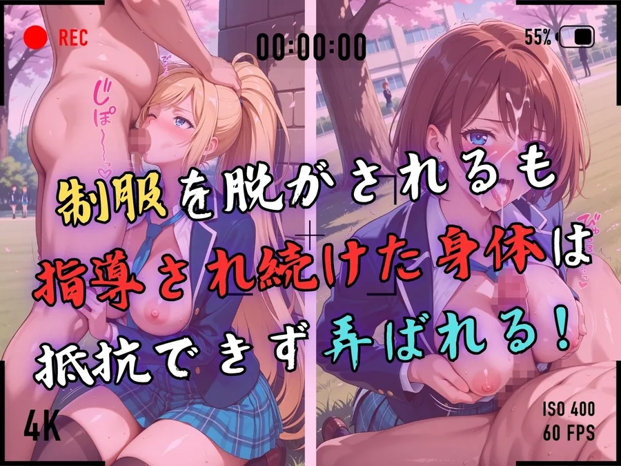 【4Kイラスト】1万3000人の生徒を抱いた校長による女子生徒への性指導（入学式編） サンプル画像 5