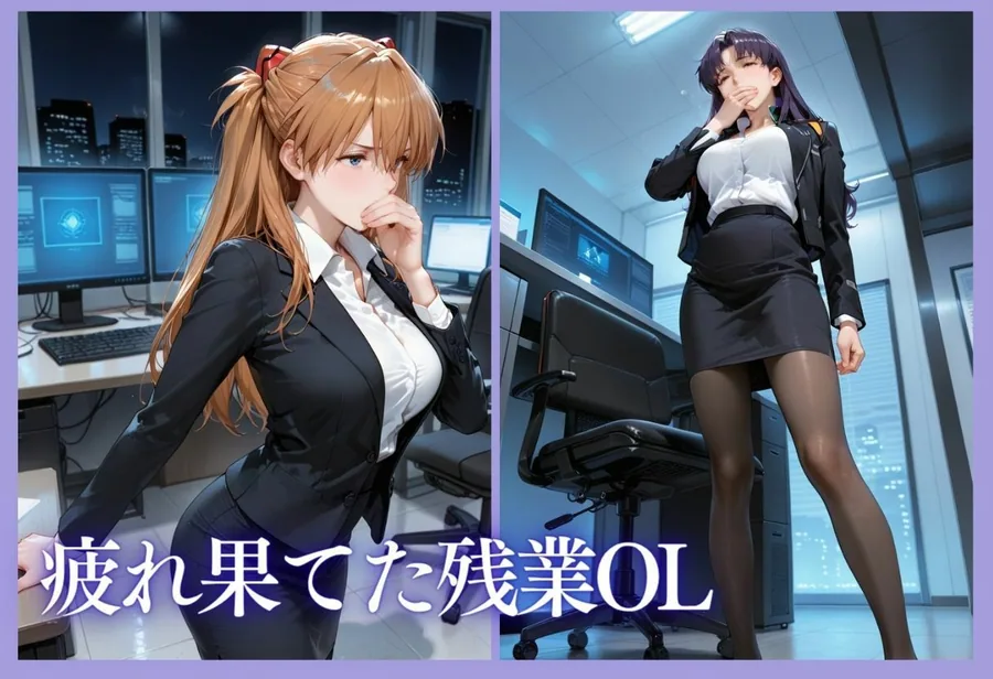 深夜残業OL 〜我慢の限界を迎えた同僚にオフィスで犯●れ、事後即2回戦中出しされるまでVol.3 サンプル画像 4