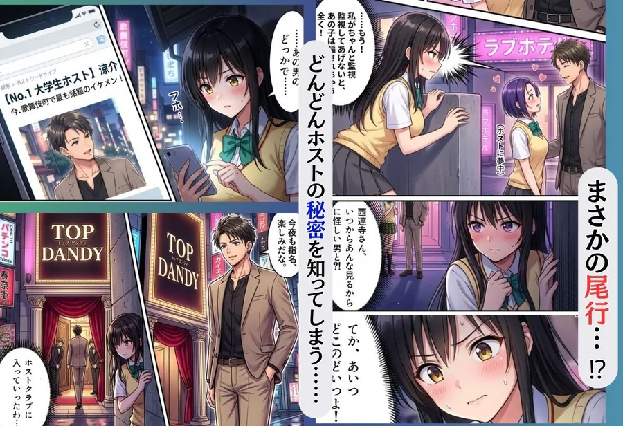 パパ活ホスト貢ぎヒロイン サンプル画像 3