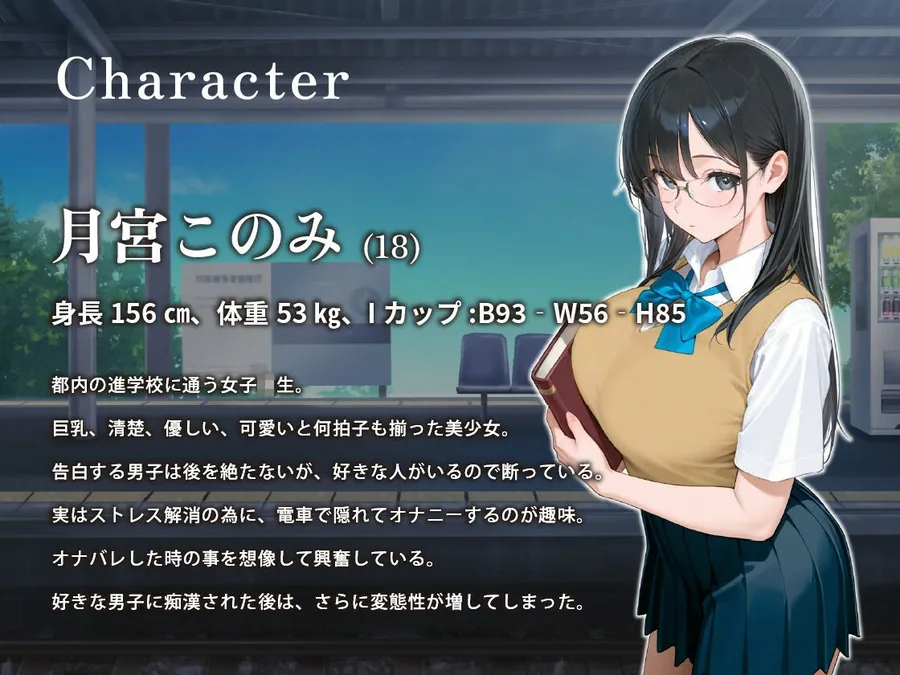 電車オナバレJK〜片想いの女子に痴〇したら両想いになった話〜【バイノーラル/痴女/1時間】 サンプル画像 2