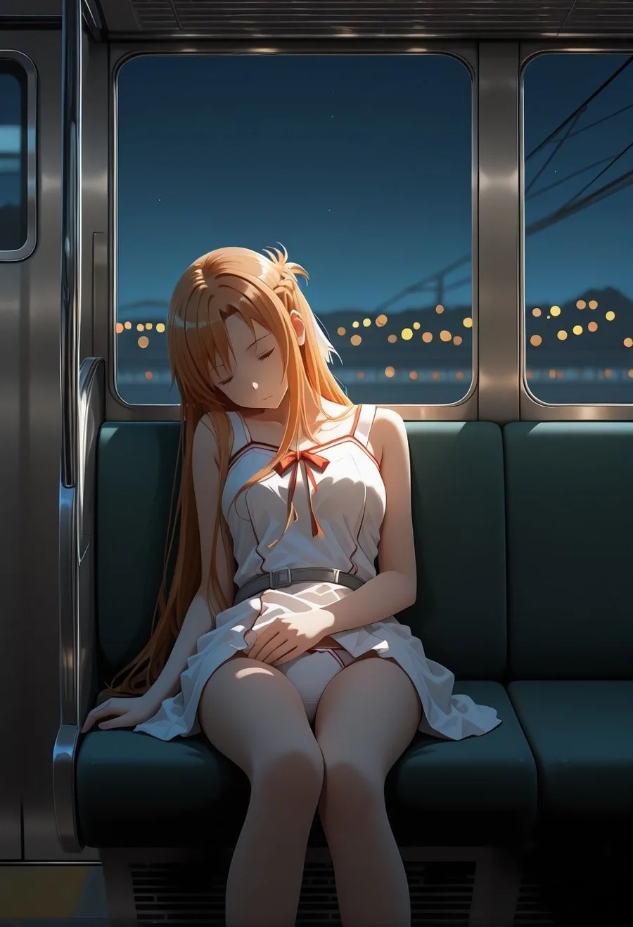 S〇Oア〇ナ電車痴●悶絶！巨乳美少女が連続絶頂イキ狂う170枚CG集 サンプル画像 3
