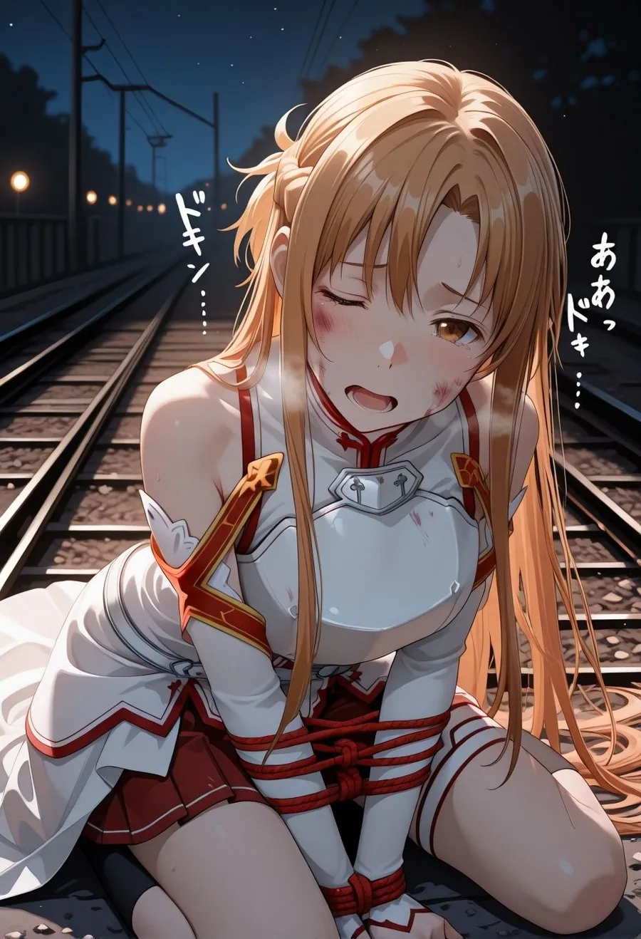 S〇Oア〇ナ電車痴●悶絶！巨乳美少女が連続絶頂イキ狂う170枚CG集 サンプル画像 10