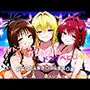 ナイトプールでガンギマるドスケベヒロイン 結城〇柑＆金色〇闇＆黒咲〇亜
