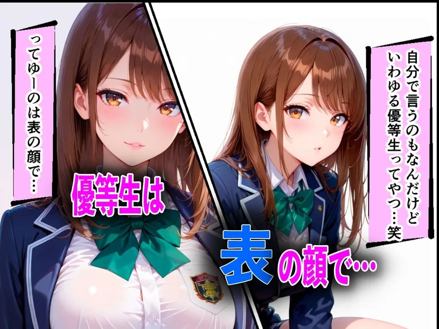 学校でも優等生のJKキモオジ店主に万引きがバレて巨根チンポで性教育された話 サンプル画像 2