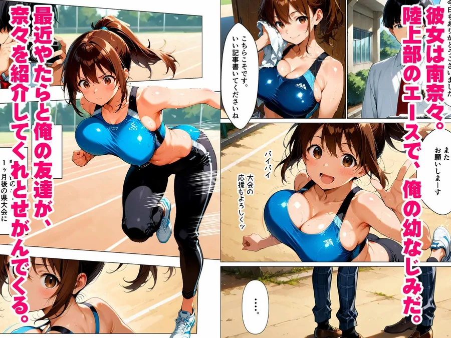 イチャラブセックスー陸上部幼なじみと恋人になったのに、「彼女」って言えなくて泣かせた話 サンプル画像 2
