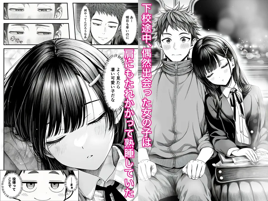 電車で何度も肩にもたれかかってくる女の子と、子作りセックスしてしまった サンプル画像 2