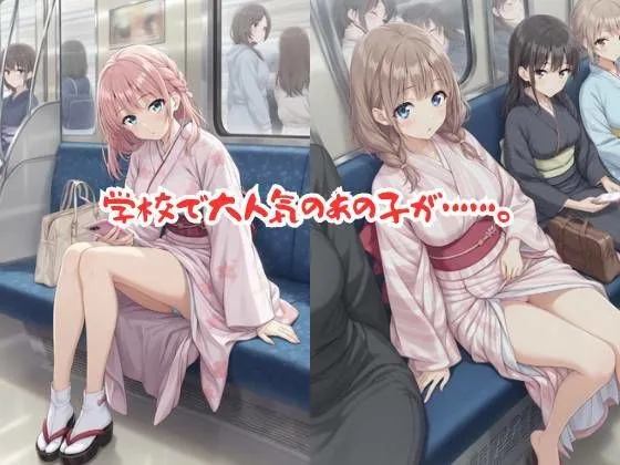 【496P】学校で大人気の茶道部がキモイおじさん達の標的に…痴○電車編 サンプル画像 2
