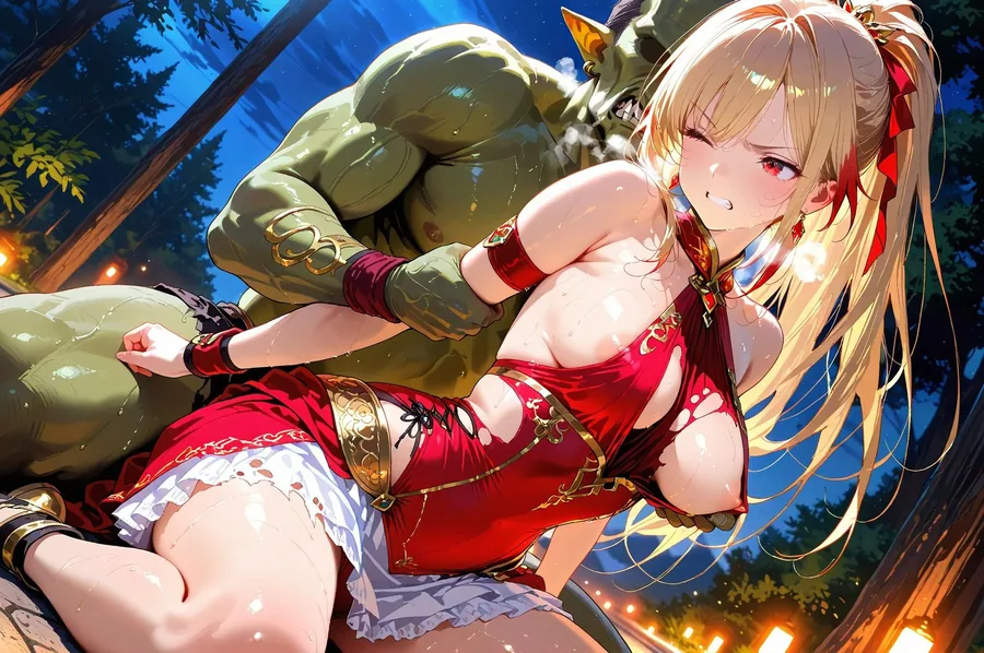 僕と契約した魔法少女がオークに凌●される  vol.6 ルミナス・ブレイズ編 サンプル画像 5