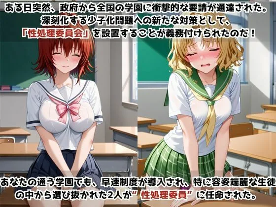 学校の性処理委員に任命されてしまった御○涼子＆籾○里紗の日常 サンプル画像 2