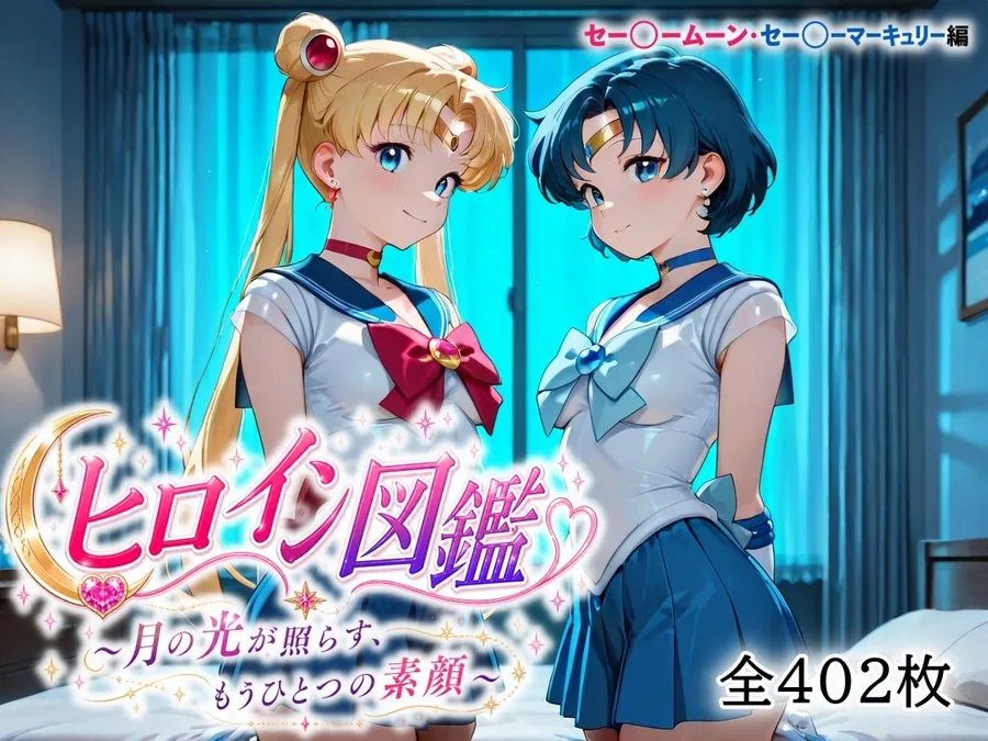 ヒロイン図鑑  セー〇ームーン・セー〇ーマーキュリー サンプル画像 2