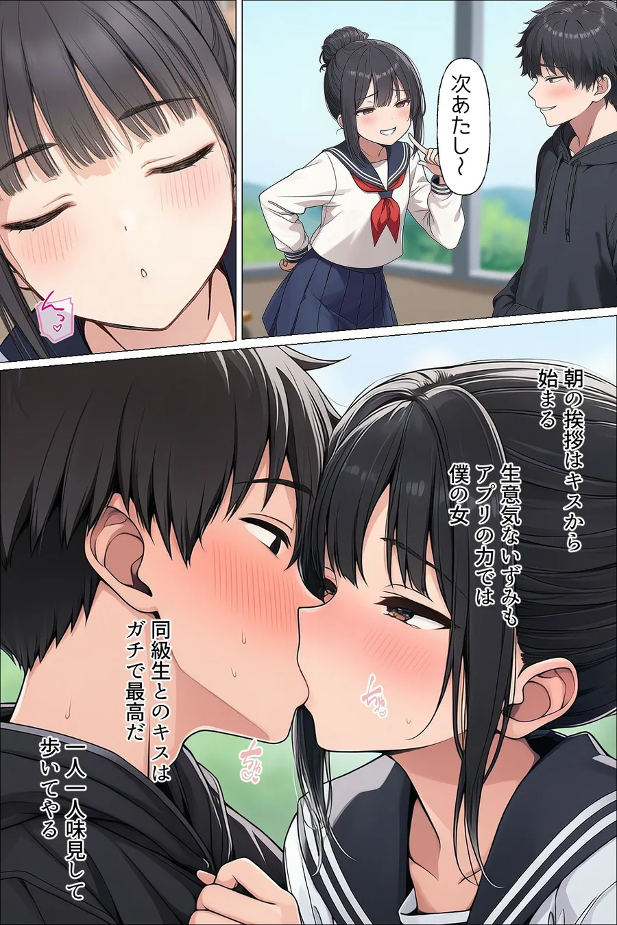 【漫画】僕が神アプリを使って女子全員とやっちゃった話 サンプル画像 7