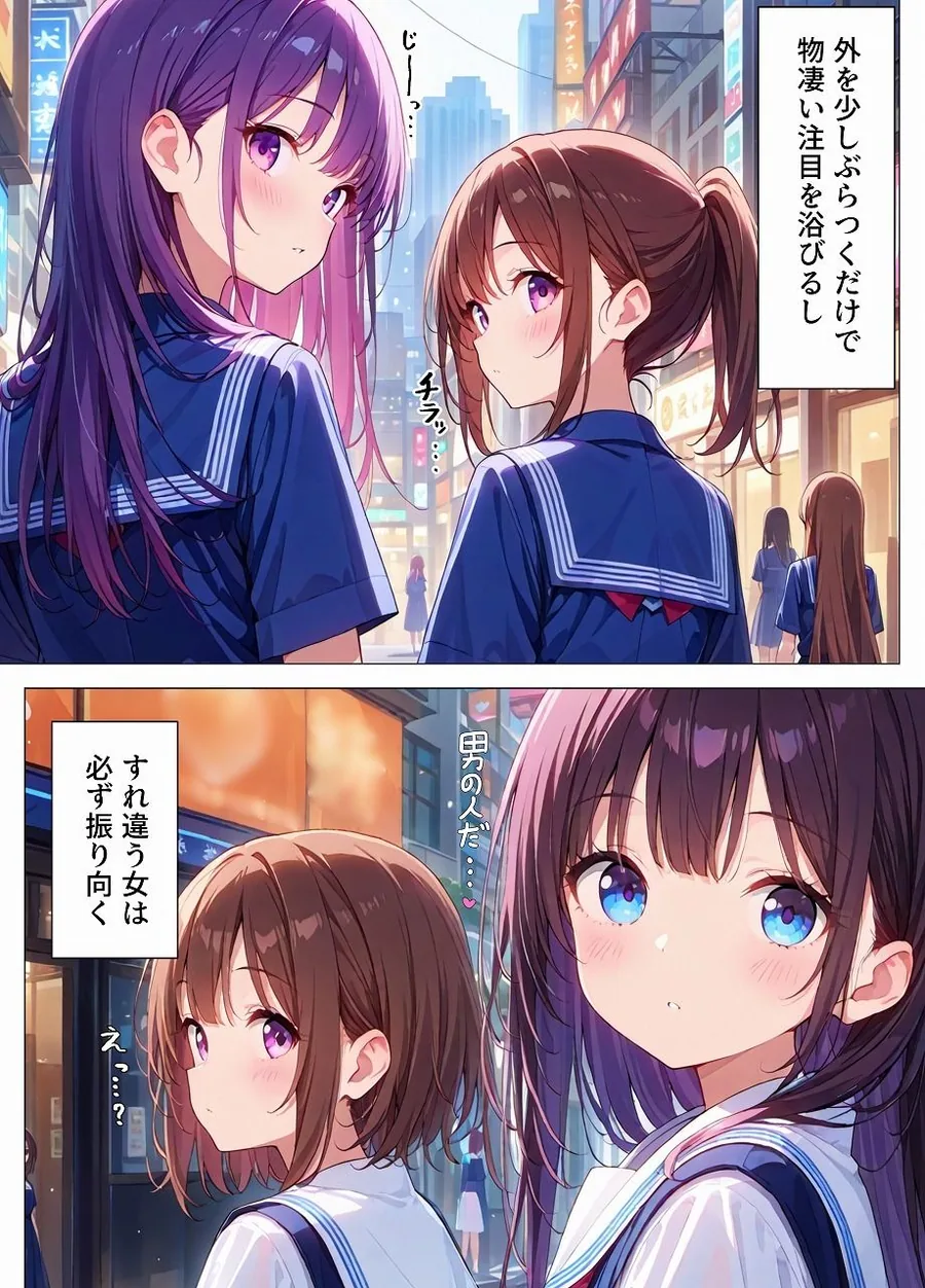男女比1:99の世界のヤリチン サンプル画像 4