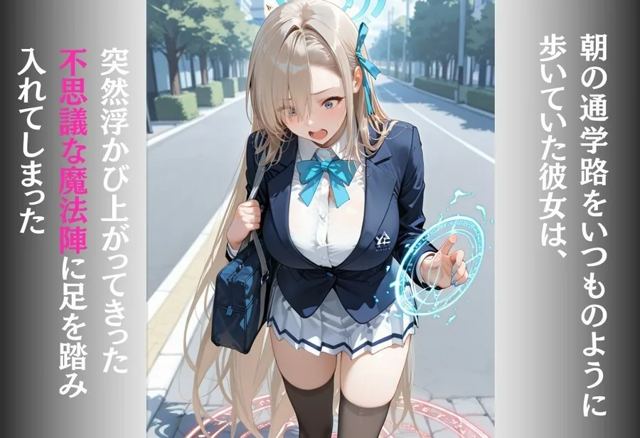 魔法陣の罠 〜男だらけの無人島で制服JKが犯●れ堕ちる監禁性活〜 vol.2 サンプル画像 3