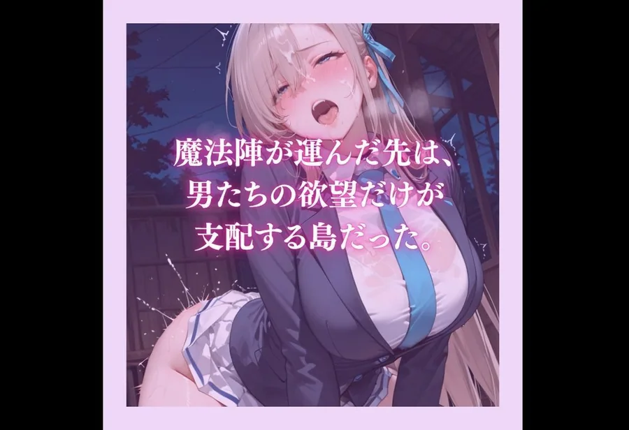 魔法陣の罠 〜男だらけの無人島で制服JKが犯●れ堕ちる監禁性活〜 vol.2 サンプル画像 11