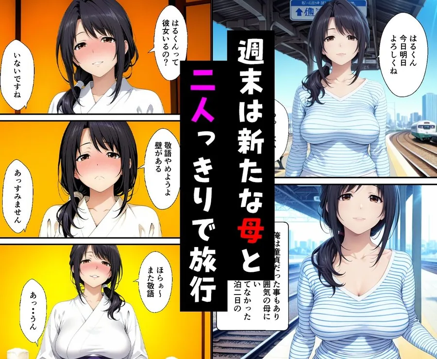 父親の再婚で出来た新しい母と二人で旅行した話と父と新たな娘の話 サンプル画像 2
