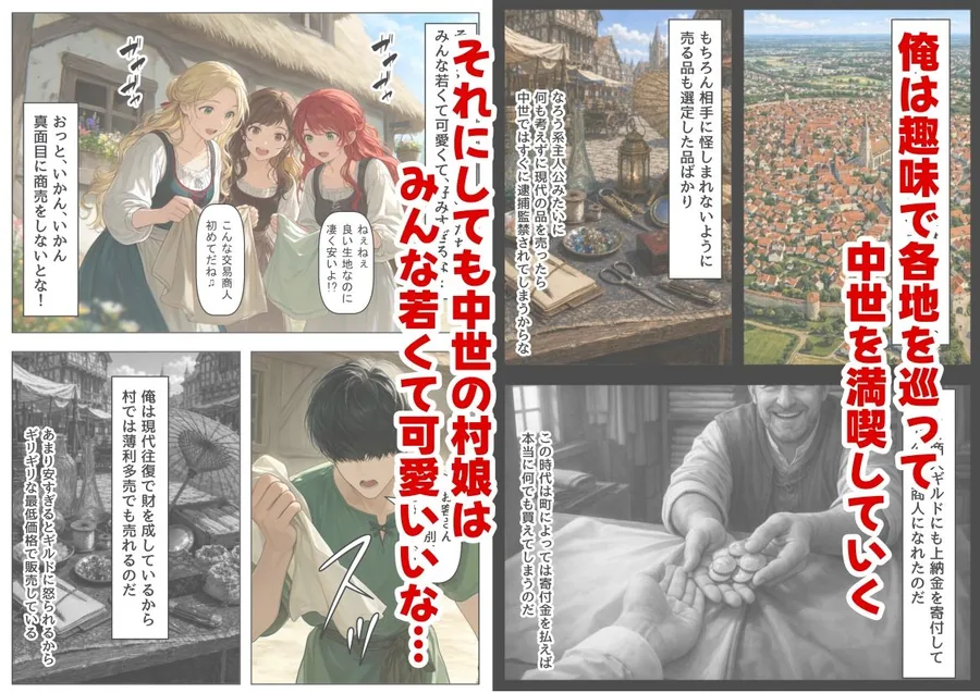 中世ヨーロッパの農村に泊まったら、エロすぎた史実の話 サンプル画像 3